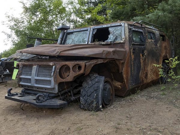 Destroy Russian armored vehicle